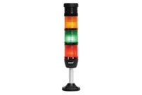IK Series Four Level 24V AC/DC With Buzzer Flasher 100mm Tube Plastic Base LED Tower 50mm