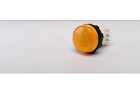 S Series Plastic with LED 230V AC Yellow 22 mm Pilot