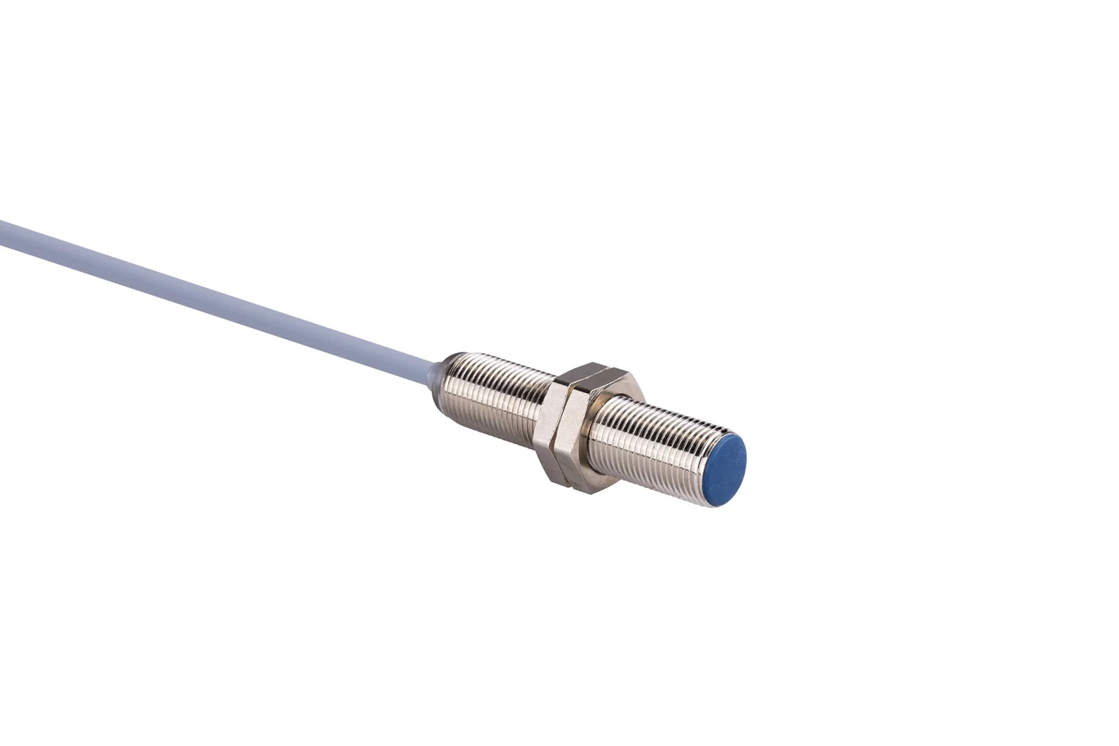 Metal Düz PNP-NO 2mm 2m Kablolu M12 Endüktif Sensör