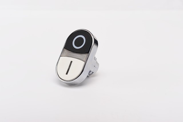Spare Part Double Flush Black-White Button Actuator