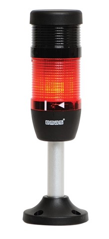 IK Series Two Level 24V AC/DC With Buzzer Flasher 100mm Tube Plastic Base LED Tower 50mm