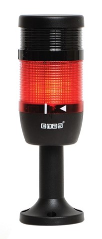 IK Series Two Level 220V AC With Buzzer 110mm Plastic Tube and Base LED Tower 70mm