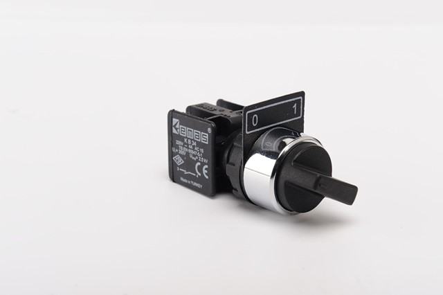 KB Series Plastic 1NO (0-I) 60° Selector Stay Put 22 mm Control Unit