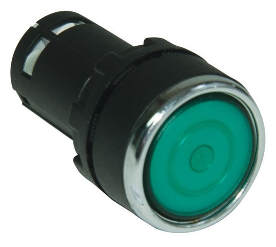 MB Series Plastic 1NO Spring Stay Put Green 22 mm Control Unit
