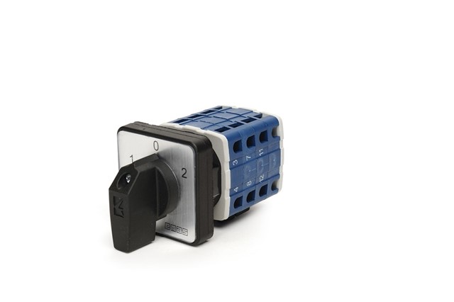 10A Changeover 3 Poles (1-0-2) 60° 48*48 Cam Switch