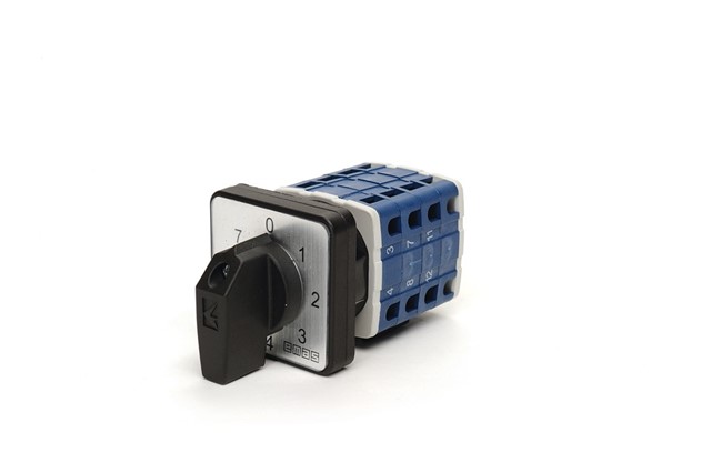 32A 7 Steps 1 Poles (0-7) 45° 64*64 Cam Switch