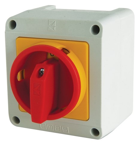 32-40A  For 1-2 Contact  IP65 Cam Switch Box