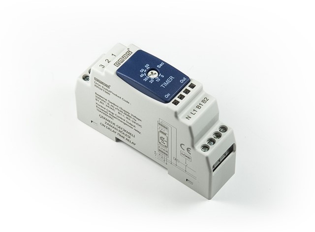 RR3 SeriesRail Mount 24VAC/DC-230VAC 1CO 10A (rezistif) 0,1-60sec Analog Time Electronic Relay