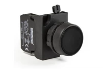 CP Series Plastic 1NO Spring Flush Black 22 mm Control Unit