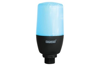 IF Serisi Mavi 24V AC/DC Sabit Anahtar Kontrollü M22 Vidalı  LED İkaz 55mm