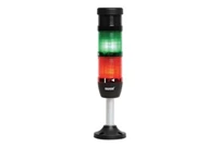 IK Serisi Üç Katlı 24V AC/DC Buzzerlı Flaşör 100mm Borulu Plastik Ayaklı LED Kolon 50mm