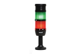 IK Series Three Level 24V AC/DC With Buzzer 110mm Plastic Tube and Base LED Tower 70mm