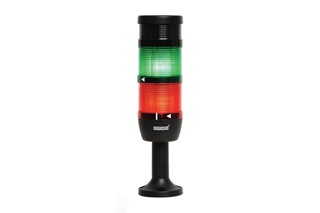 IK Series Three Level 220V AC With Buzzer 110mm Plastic Tube and Base LED Tower 70mm