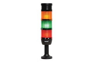 IK Series Four Level 24V AC/DC With Buzzer 110mm Plastic Tube and Base LED Tower 70mm