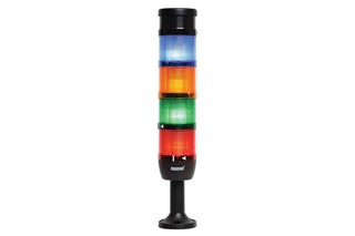 IK Series Five Level 24V AC/DC With Buzzer 110mm Plastic Tube and Base LED Tower 70mm