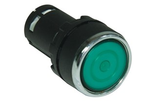 MB Series Plastic 1NO Spring Stay Put Green 22 mm Control Unit