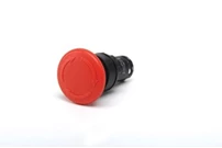 MB Serisi Plastik 1NC Acil Stop 40 mm Çevirmeli Kırmızı 22 mm Buton