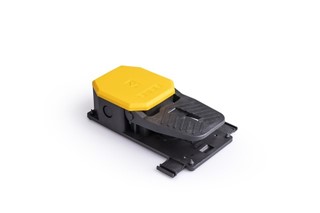 PDN Series w/o Protection 2*(1NO+1NC) Single Yellow Plastic Foot Switch