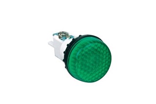 S Serisi Plastik 230V AC Yeşil 22 mm Sinyal