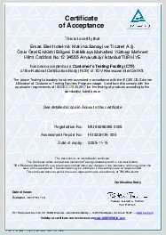 Laboratuvar Test Kabul Belgesi