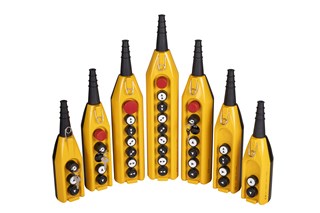 EMAS | PV Serisi 6 Gözlü Tek Hızlı 1.Delik Kapalı Vinç Kumanda Kutusu